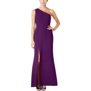 Calvin Klein One Shoulder Front Slit Dress